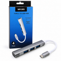 Hub USB Tipo-C 4 Puertos USB 3.0