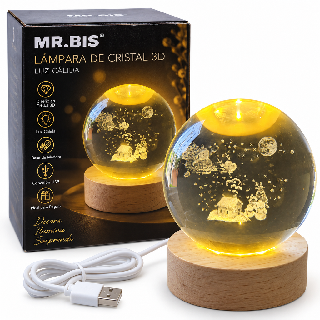 Bola de cristal - Lámpara LED Bola de Cristal