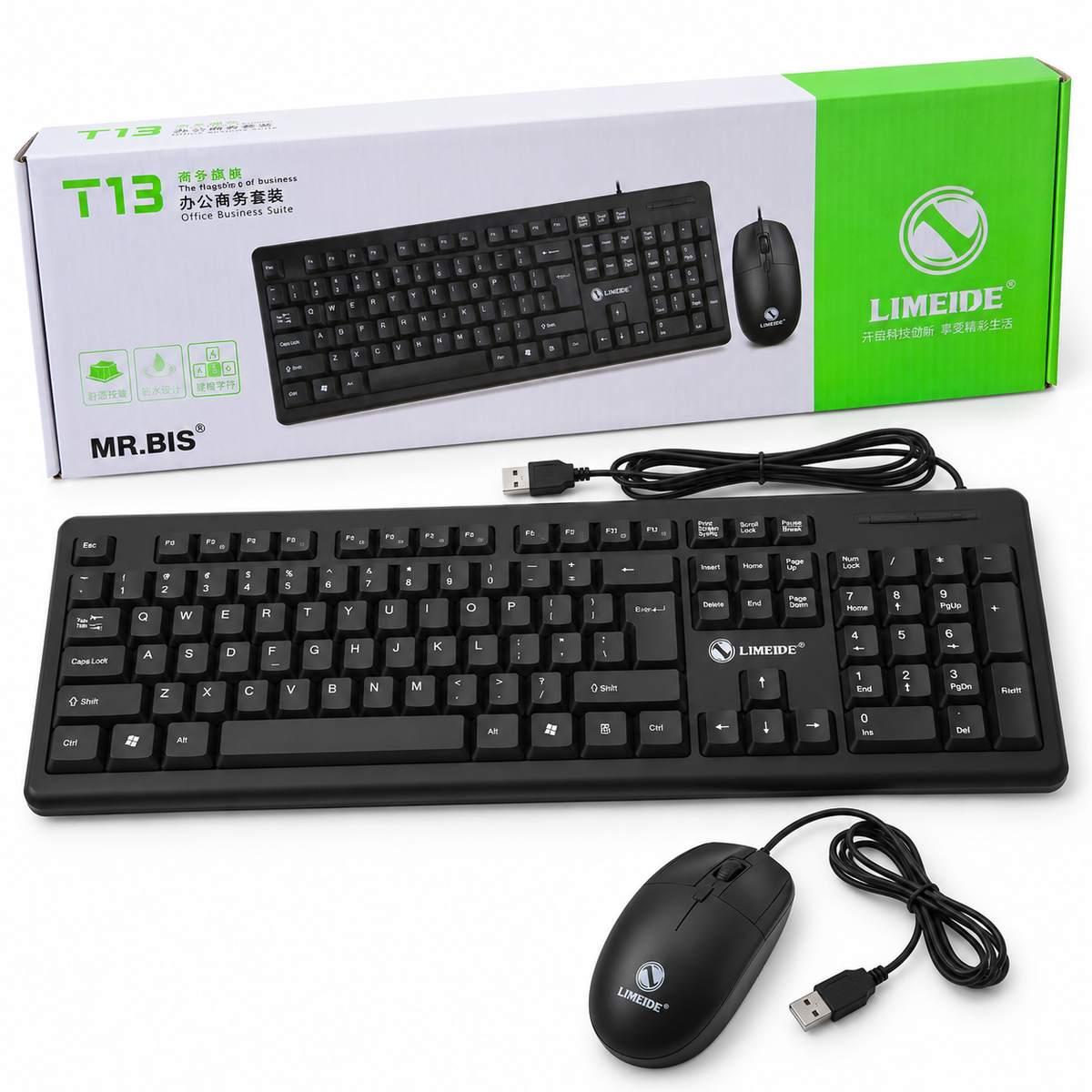 Teclado + Mouse USB T13