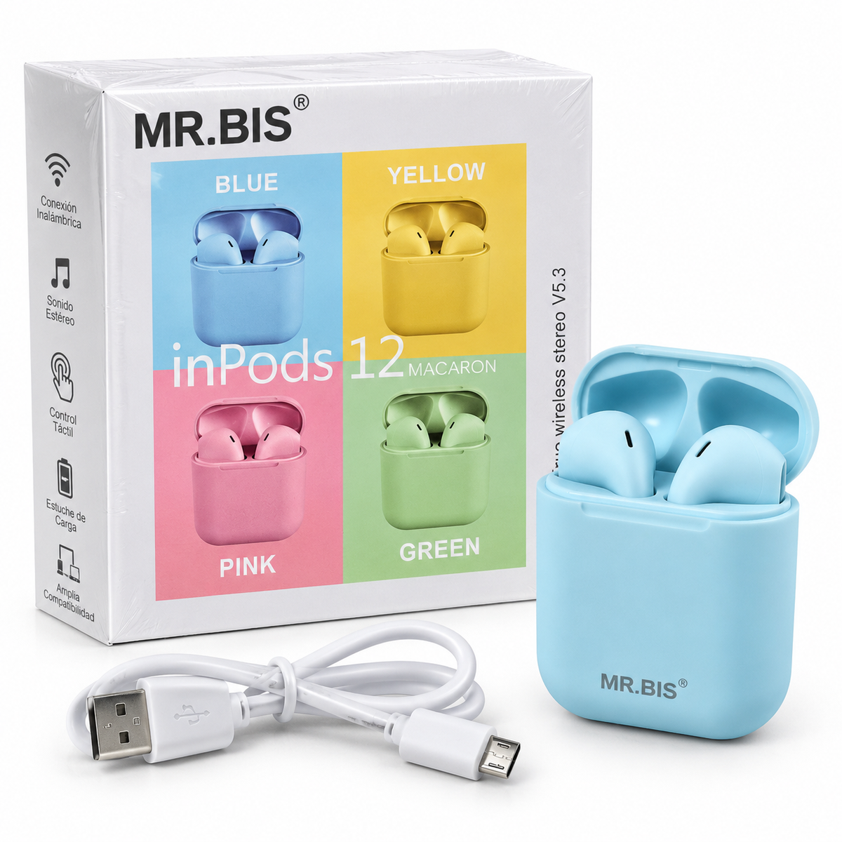 AUDIFONOS InPods 12 Bluetooth – MR.BIS