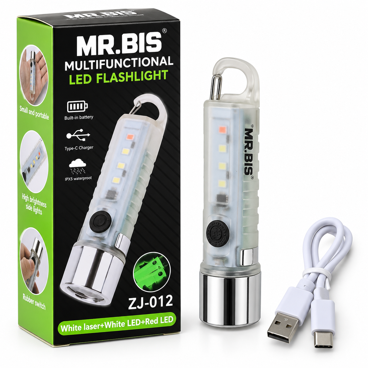 Linterna LED Multifuncional ZJ-012
