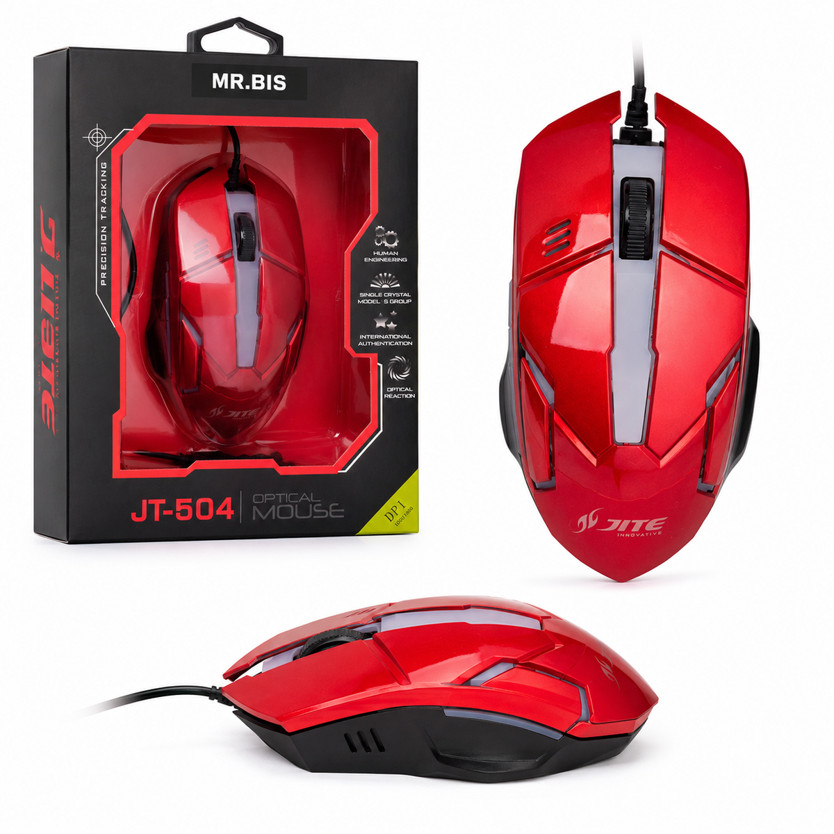 Mouse Óptico Gaming JITE JT-504