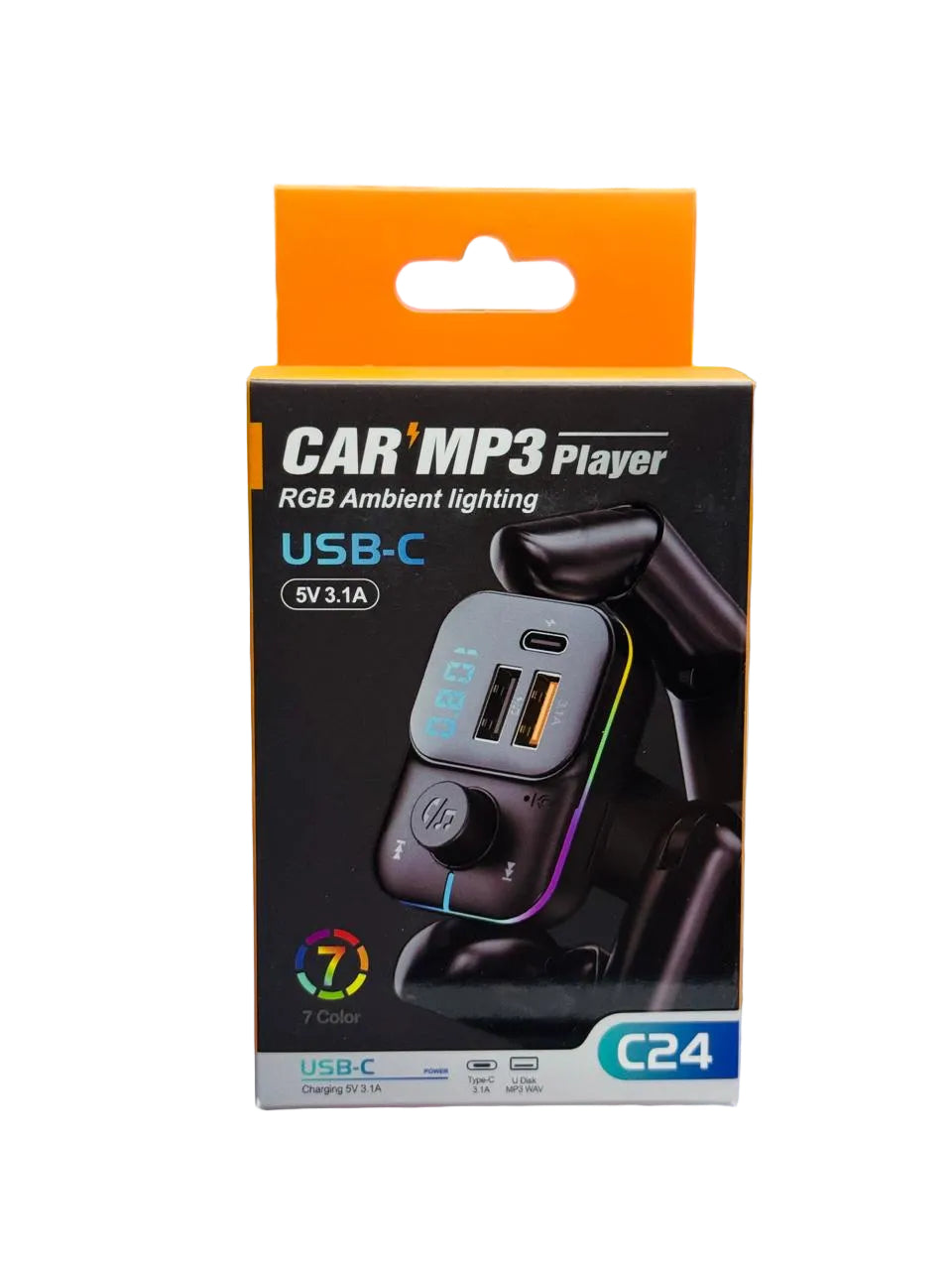 Transmisor Bluetooth, cargador usb- TC modelo c24
